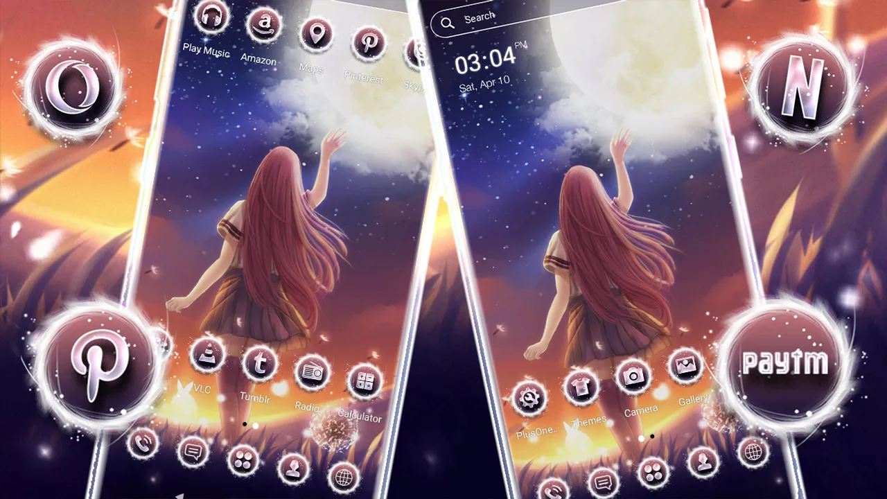 Anime Alone Girl Theme | Indus Appstore | Screenshot