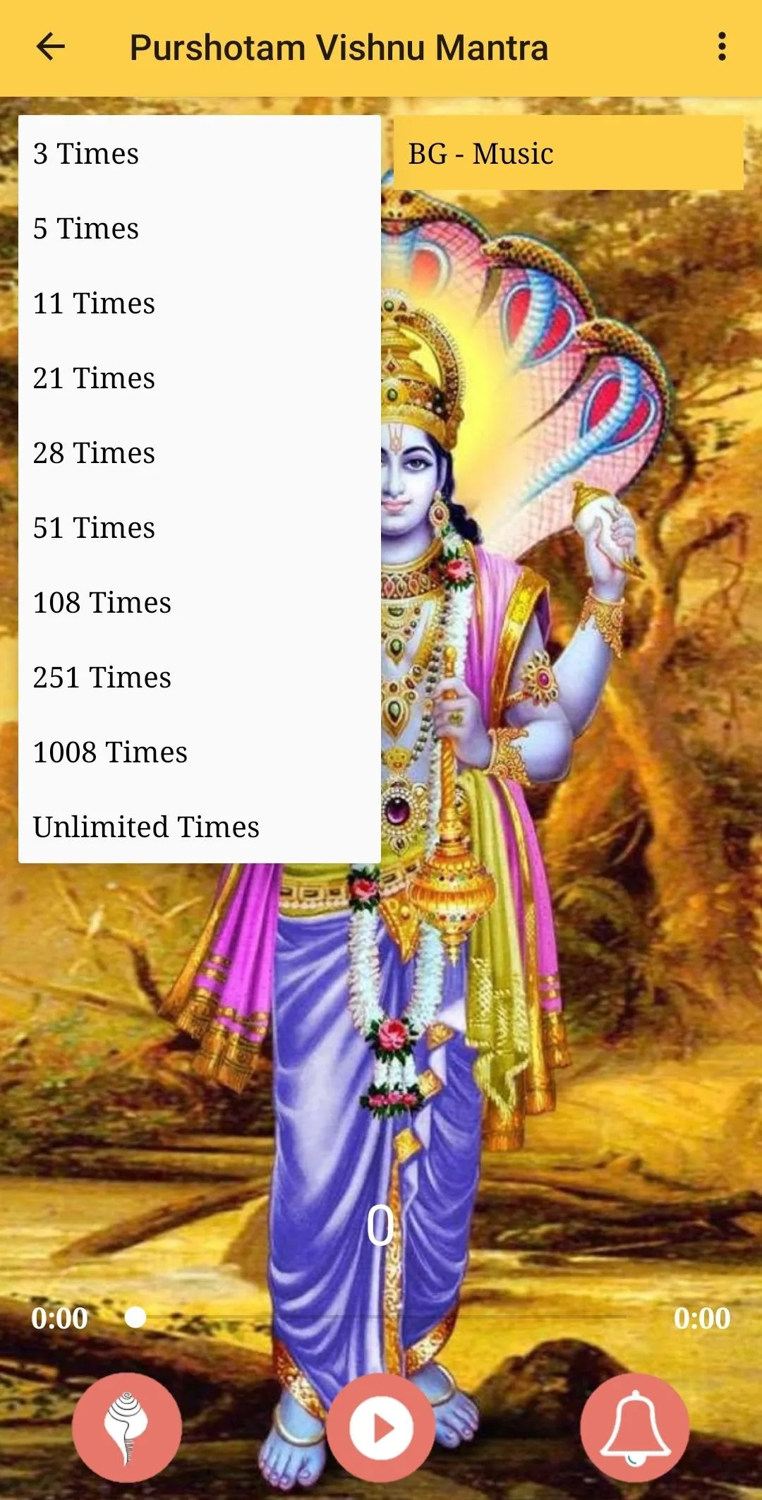 Lord Vishnu Mantra | Indus Appstore | Screenshot