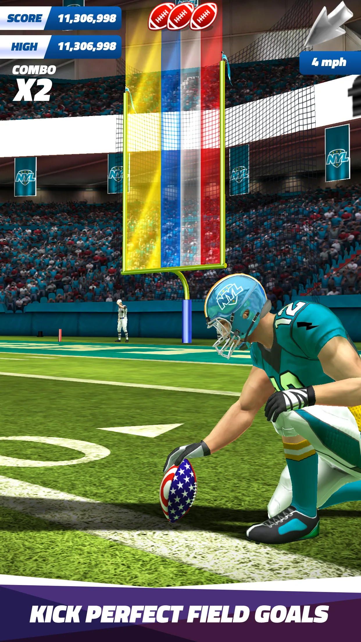 Flick Field Goal 25 | Indus Appstore | Screenshot