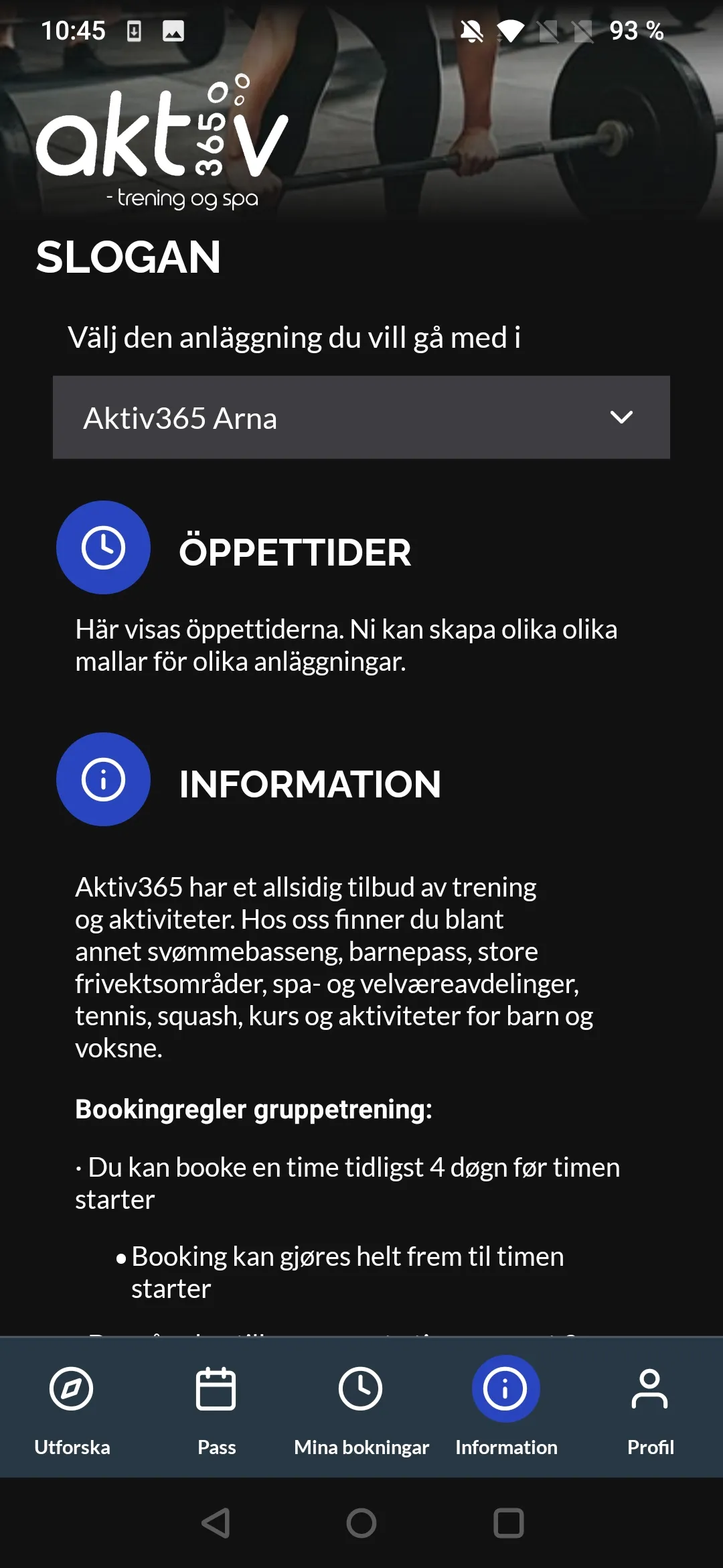 Aktiv365 Trening og Spa | Indus Appstore | Screenshot