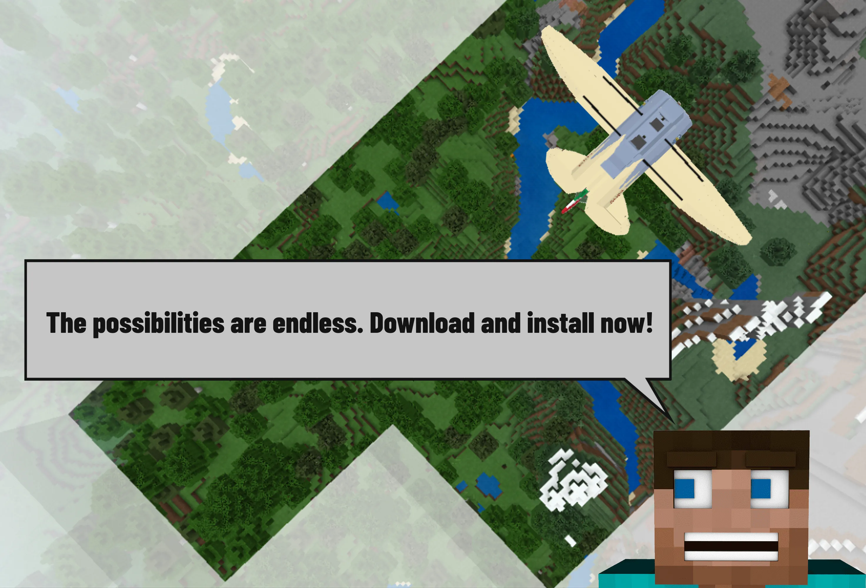 Airplane Addon for MCPE | Indus Appstore | Screenshot