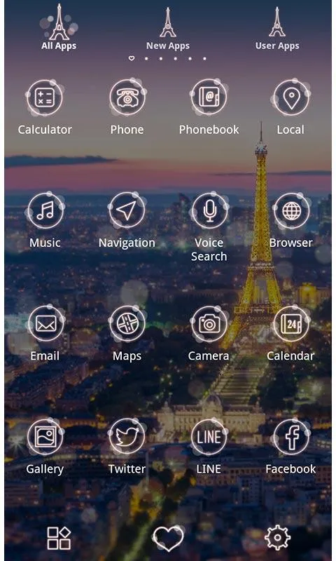 Beautiful Theme-Night in Paris | Indus Appstore | Screenshot