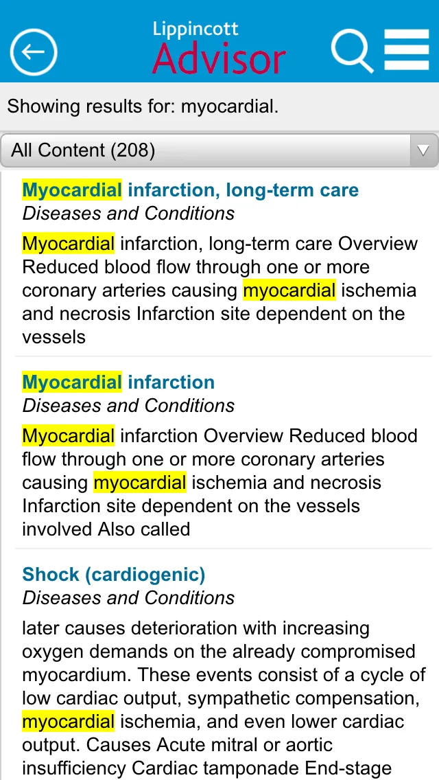 Lippincott Nursing Advisor | Indus Appstore | Screenshot