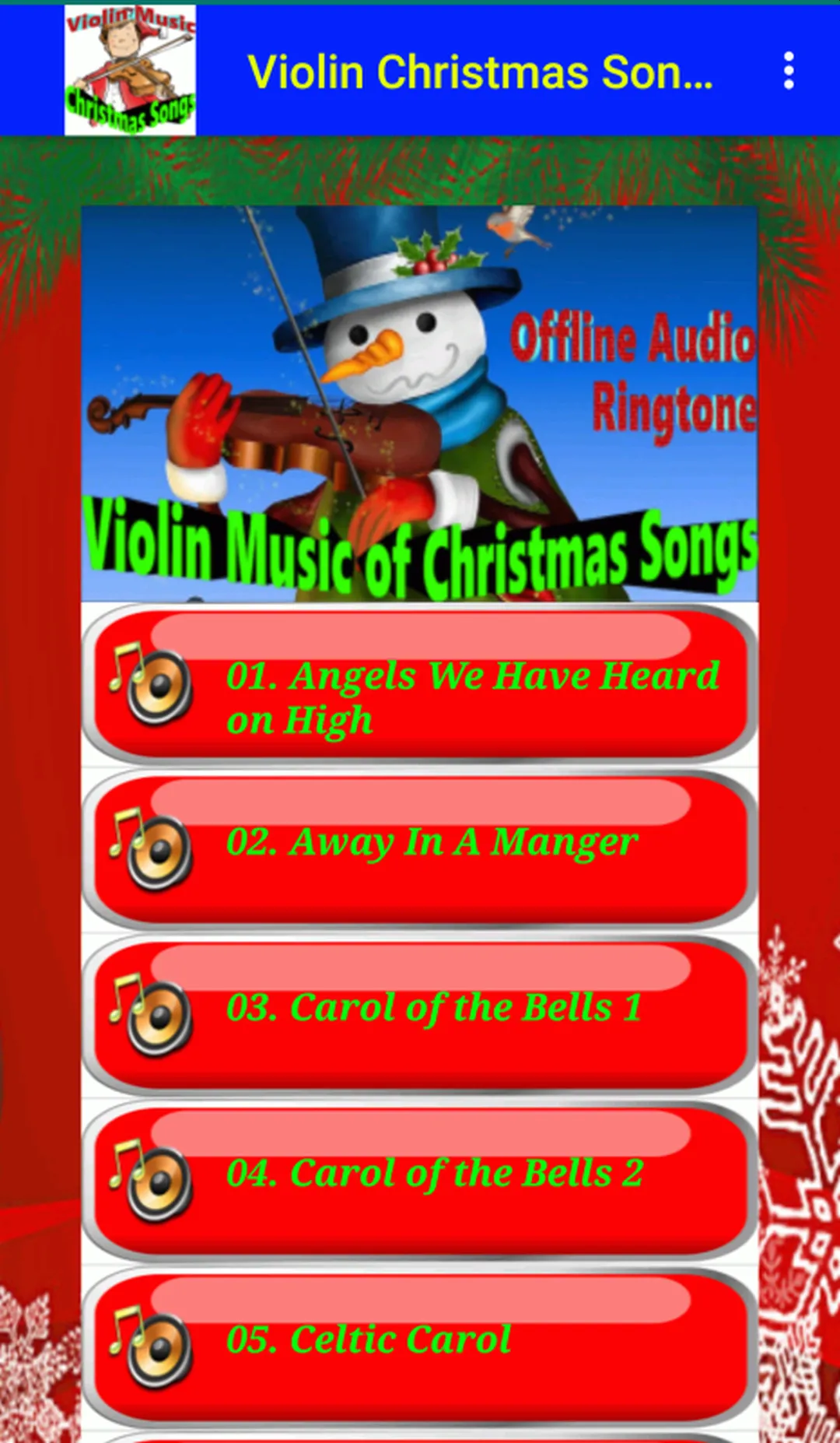 Violin Music of Christmas Song | Indus Appstore | Screenshot