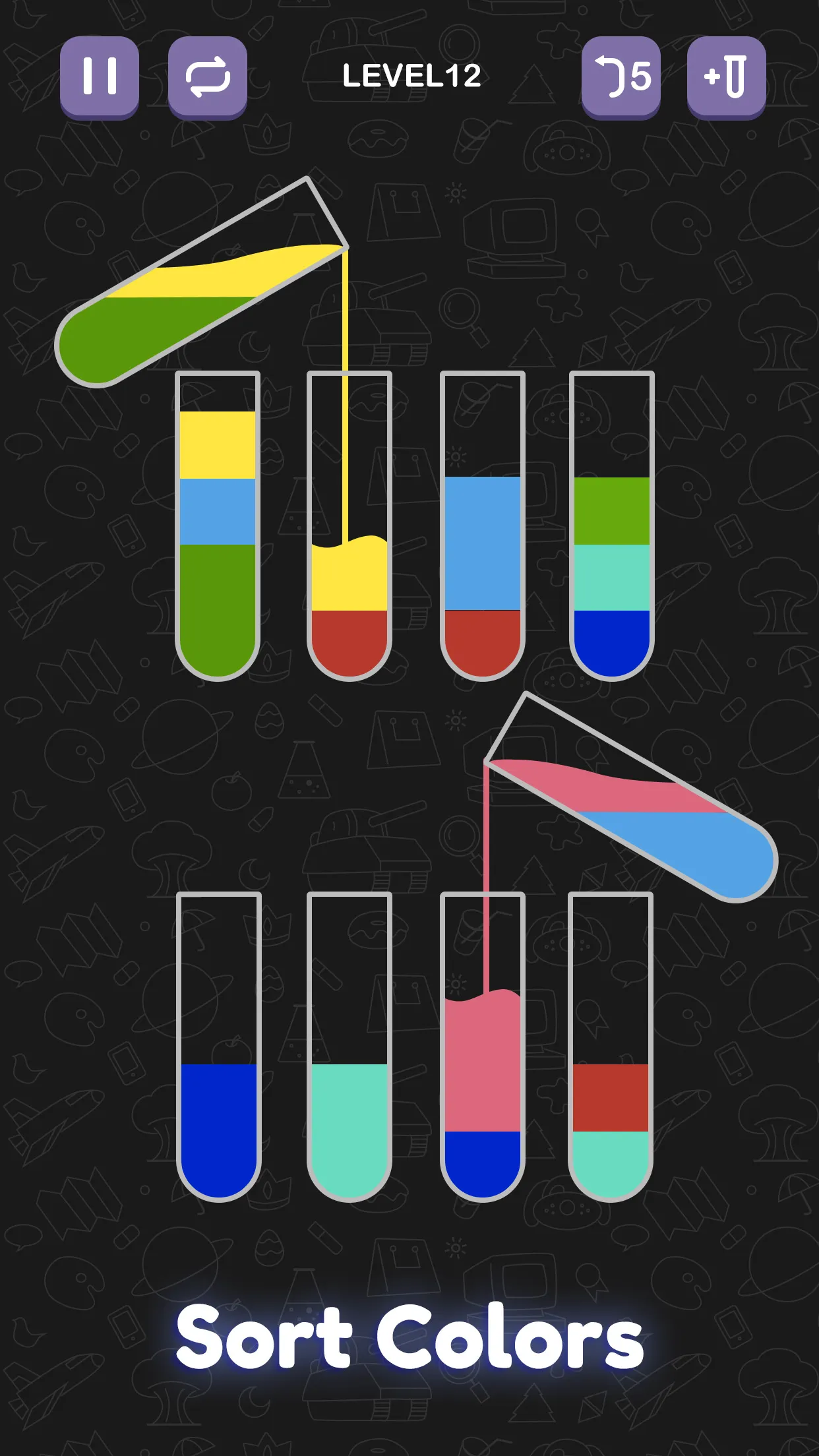 Water Sort Puzzle - Sort Color | Indus Appstore | Screenshot