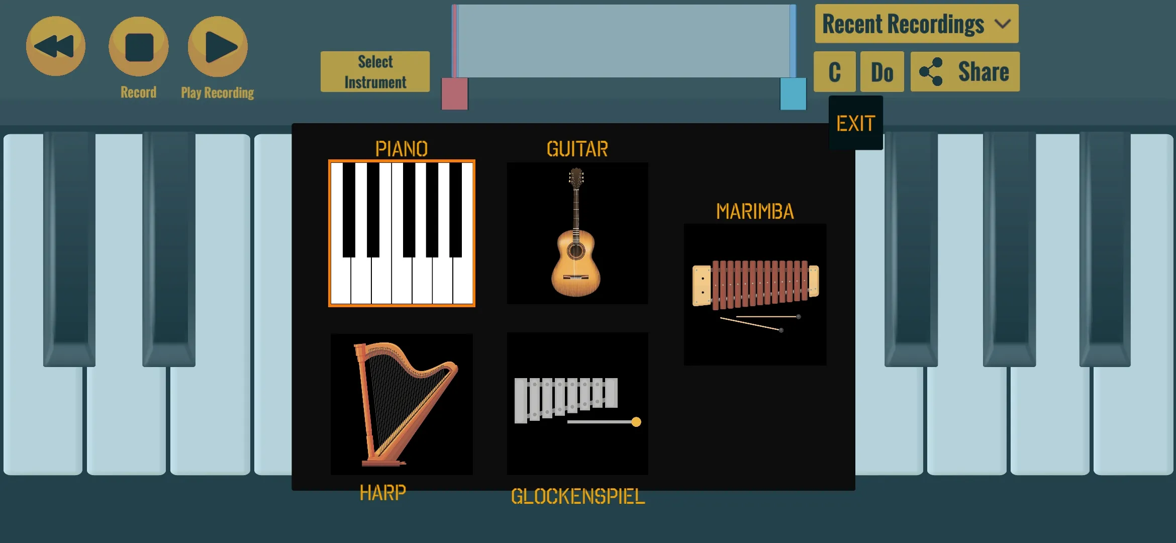 Virtual Piano | Indus Appstore | Screenshot