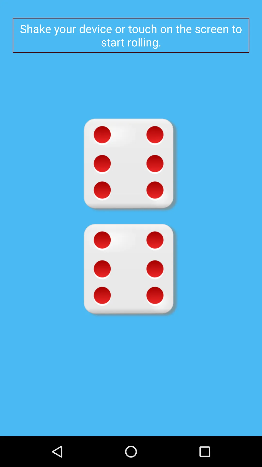 Simple Dice Roller | Indus Appstore | Screenshot