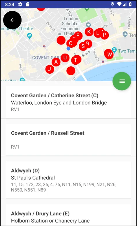 London Bus Live Countdown | Indus Appstore | Screenshot