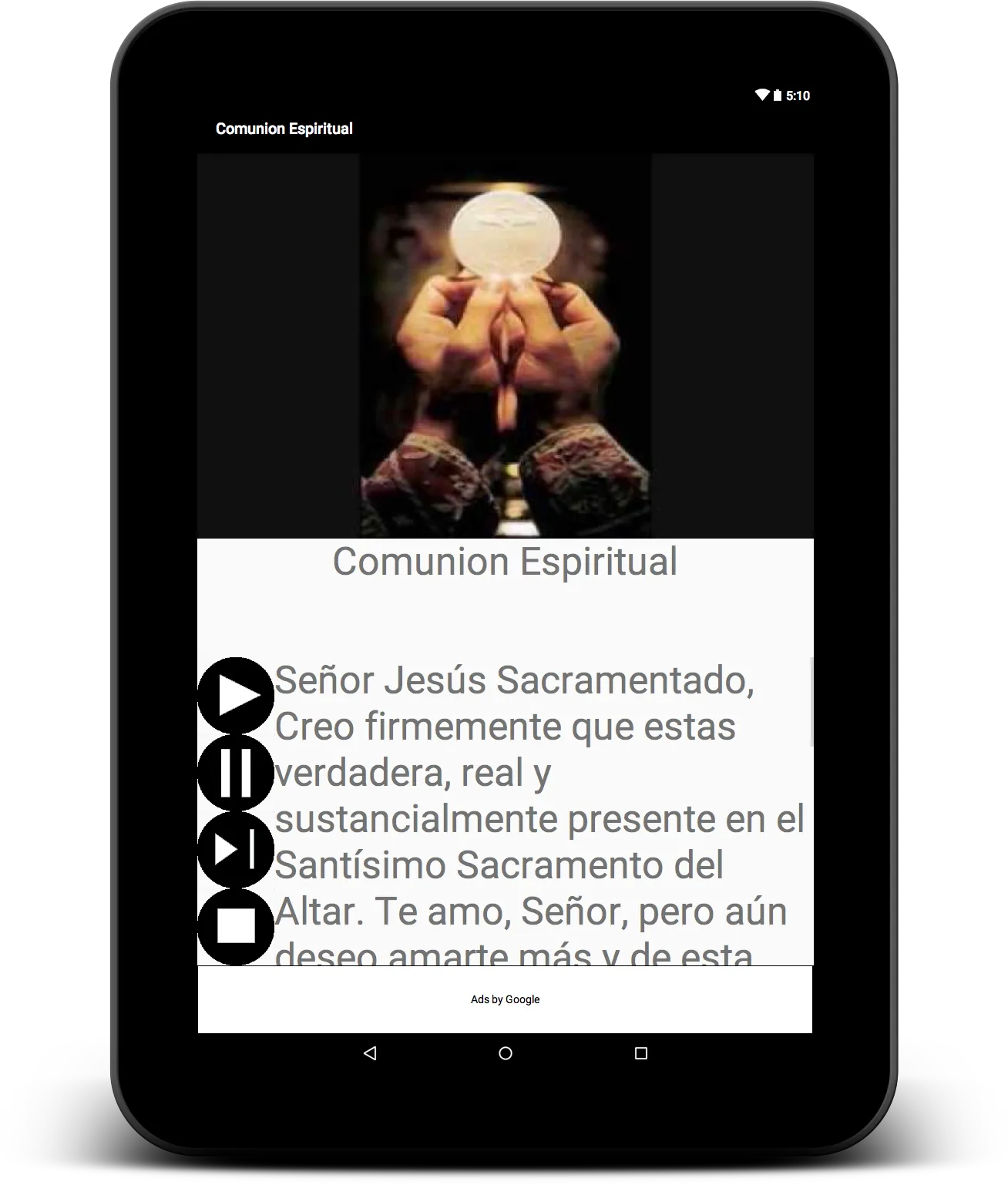 Comunion Espiritual | Indus Appstore | Screenshot