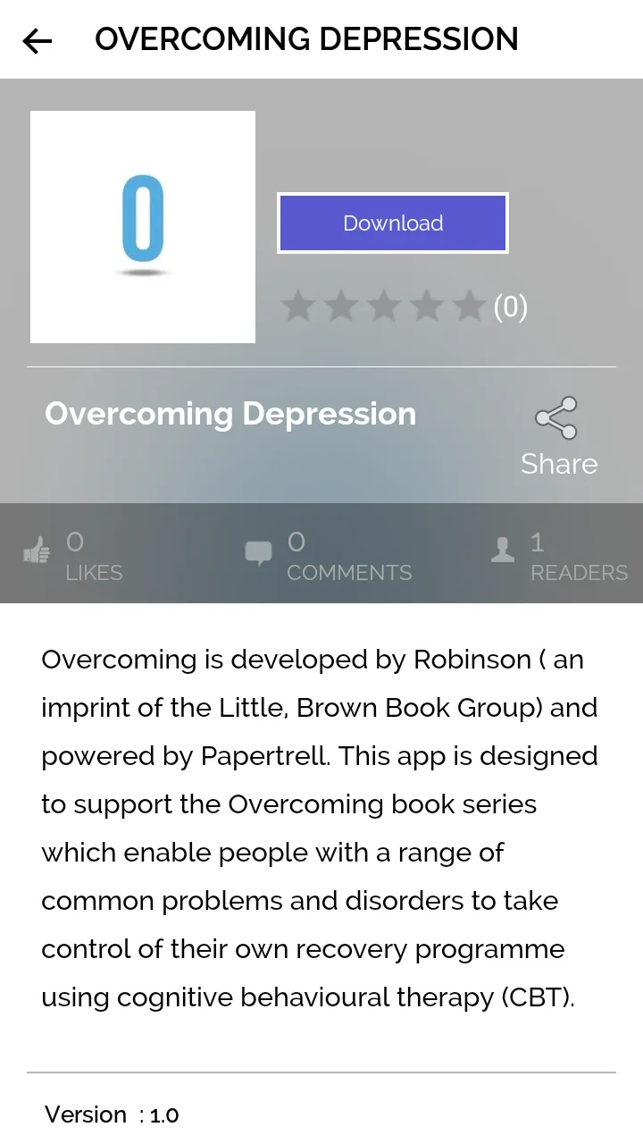 Overcoming Depression | Indus Appstore | Screenshot