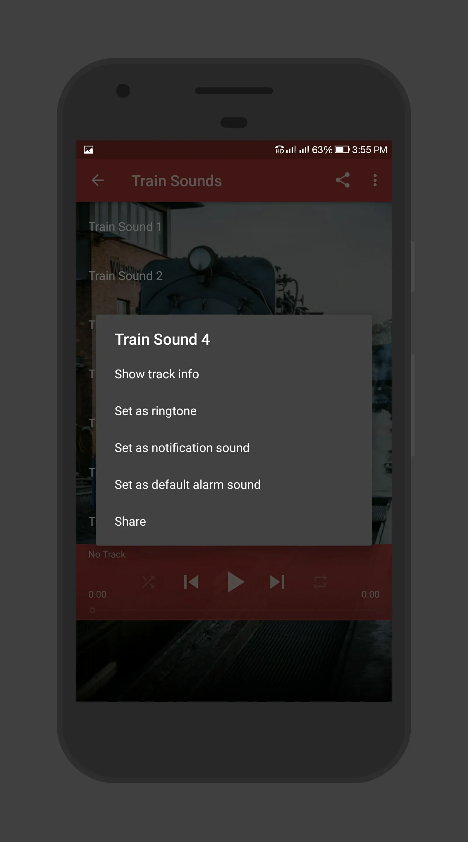 Train Sounds | Indus Appstore | Screenshot