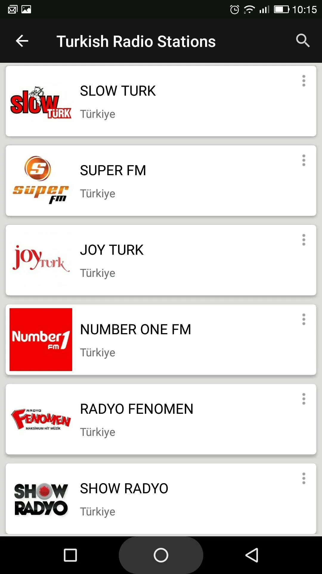 Turkish Radio Stations | Indus Appstore | Screenshot