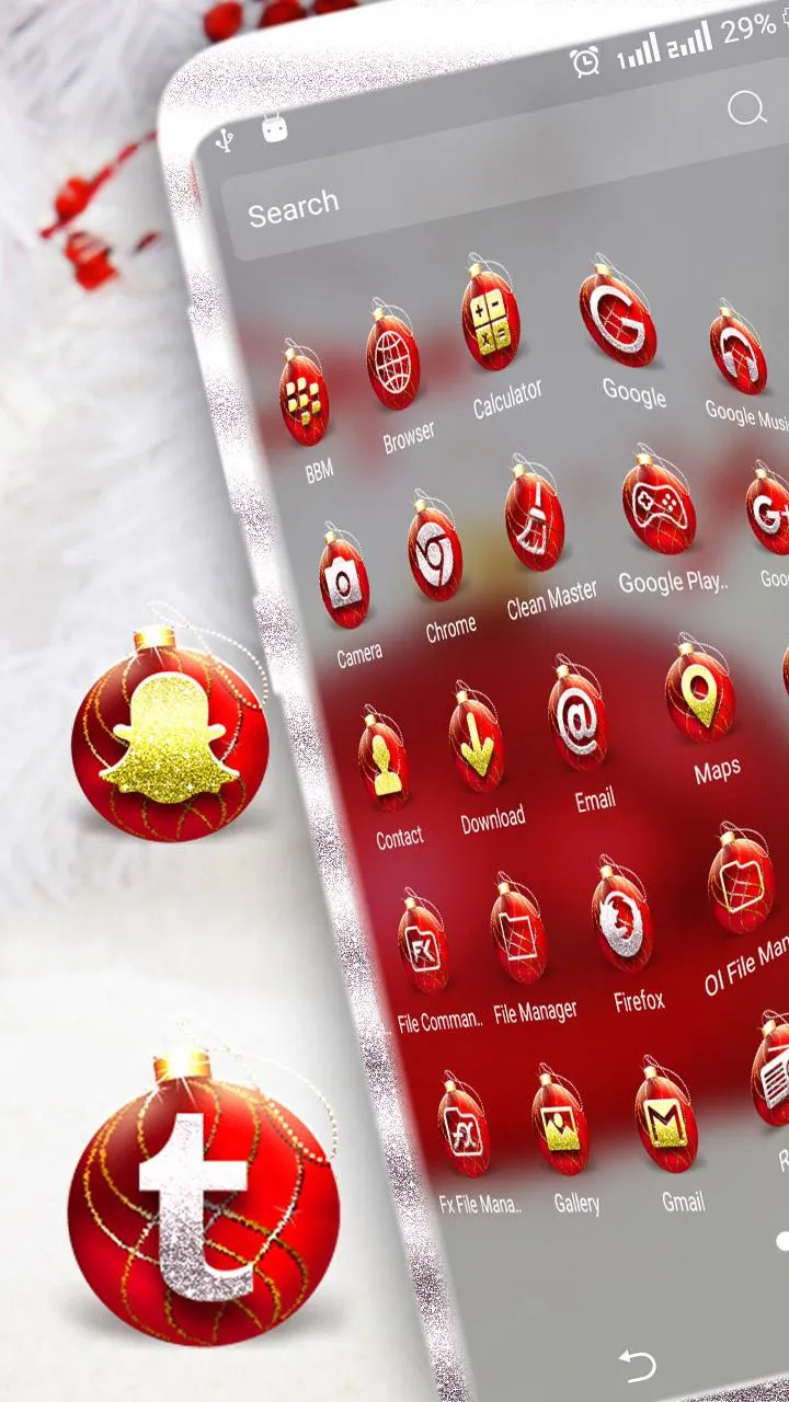 Decoration Ball Launcher Theme | Indus Appstore | Screenshot