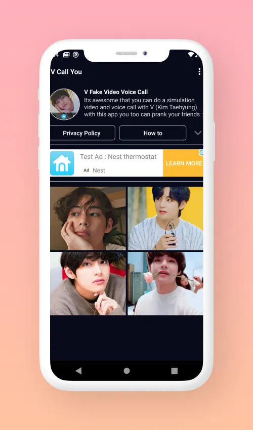 V Call You - Fake BTS Call | Indus Appstore | Screenshot