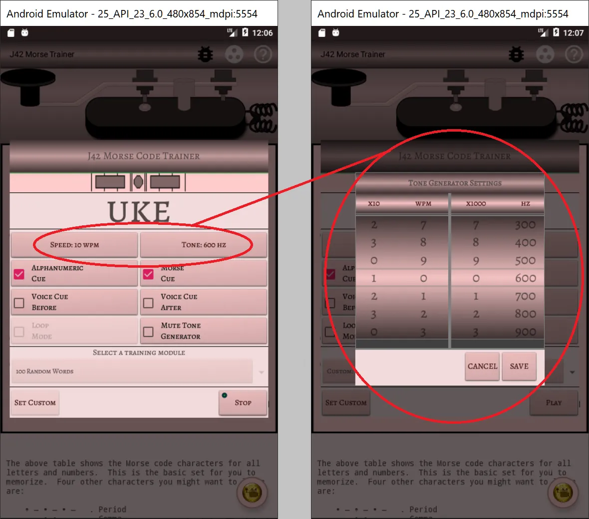 J42 Morse Code Trainer | Indus Appstore | Screenshot