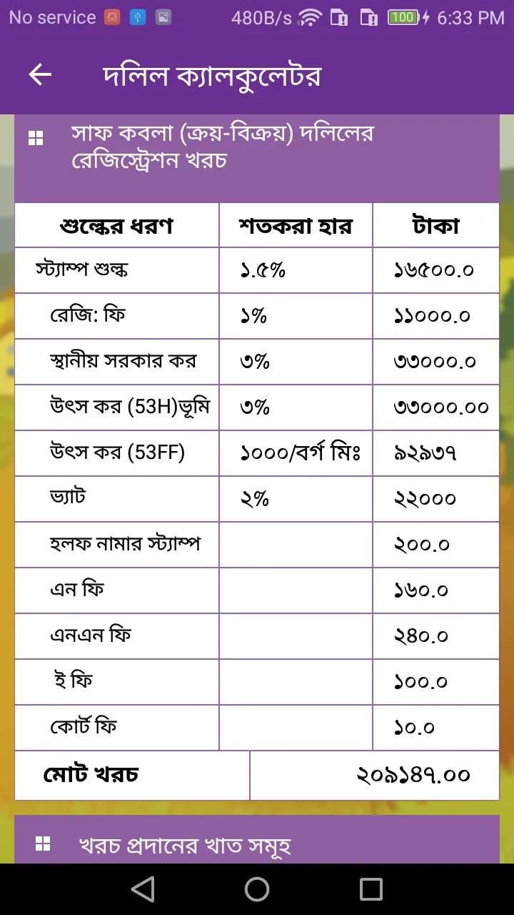 Dolil Calculator | Indus Appstore | Screenshot