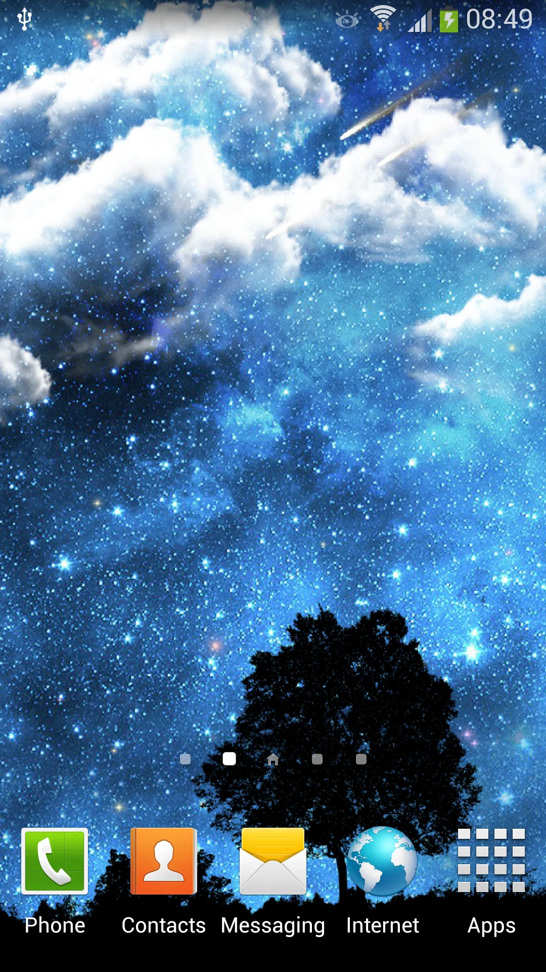 Falling Stars Live Wallpaper | Indus Appstore | Screenshot