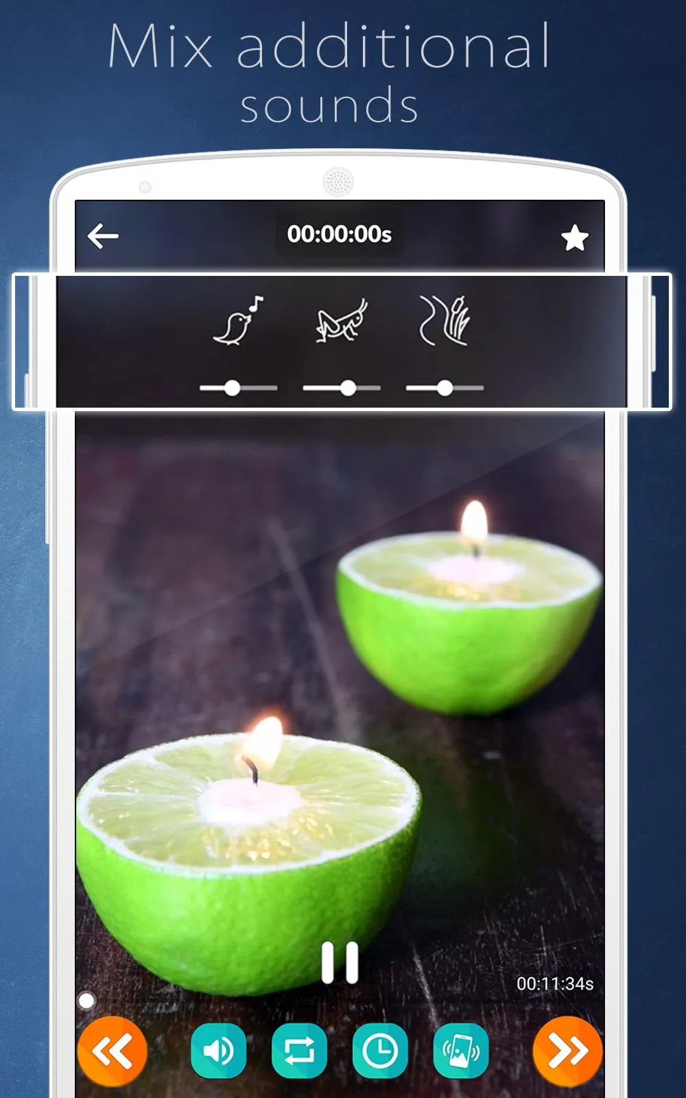 Relaxing Candles: music, sleep | Indus Appstore | Screenshot