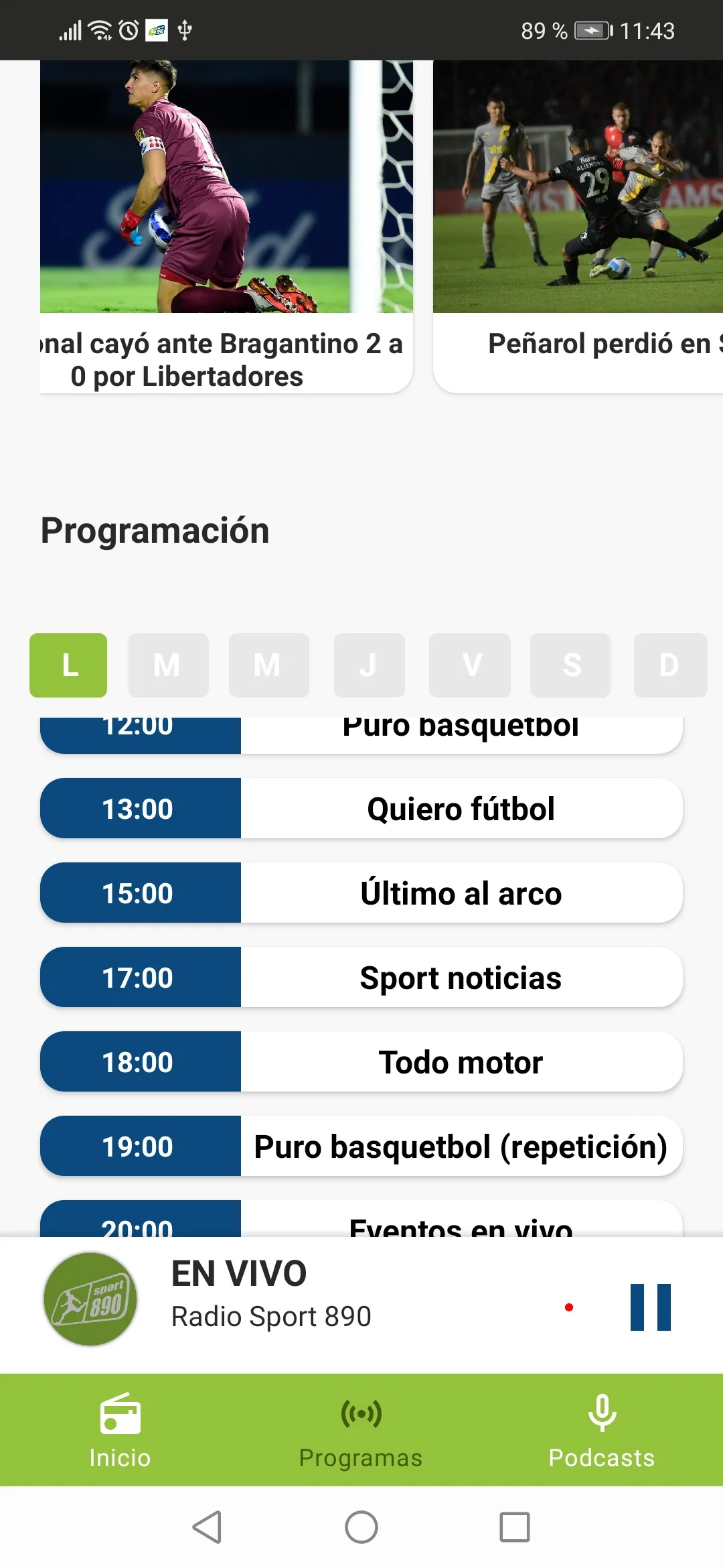 Radio Sport 890 | Indus Appstore | Screenshot