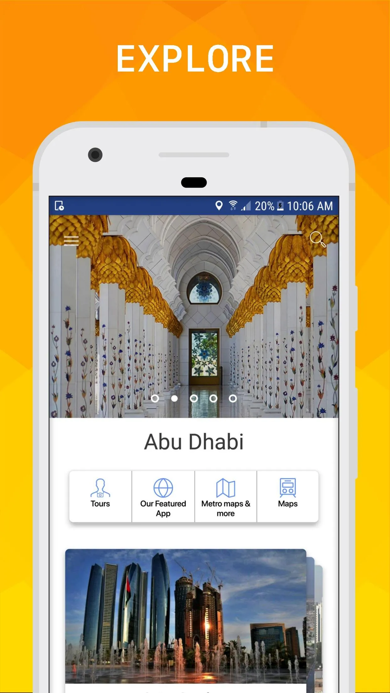 Abu Dhabi Travel Guide | Indus Appstore | Screenshot