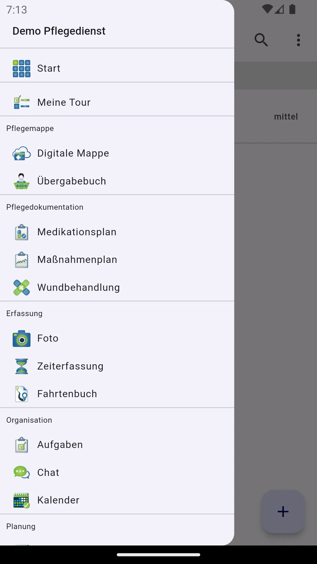 meinpflegedienst.com | Indus Appstore | Screenshot