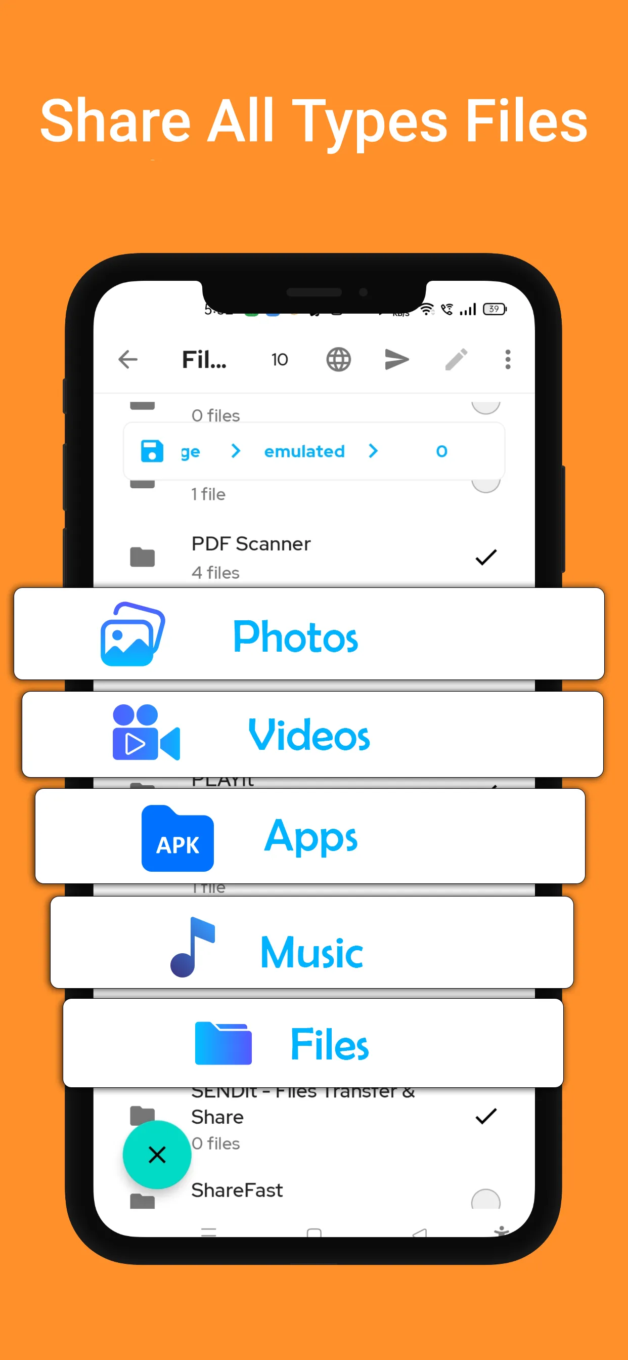 File Transfer & sharing App | Indus Appstore | Screenshot