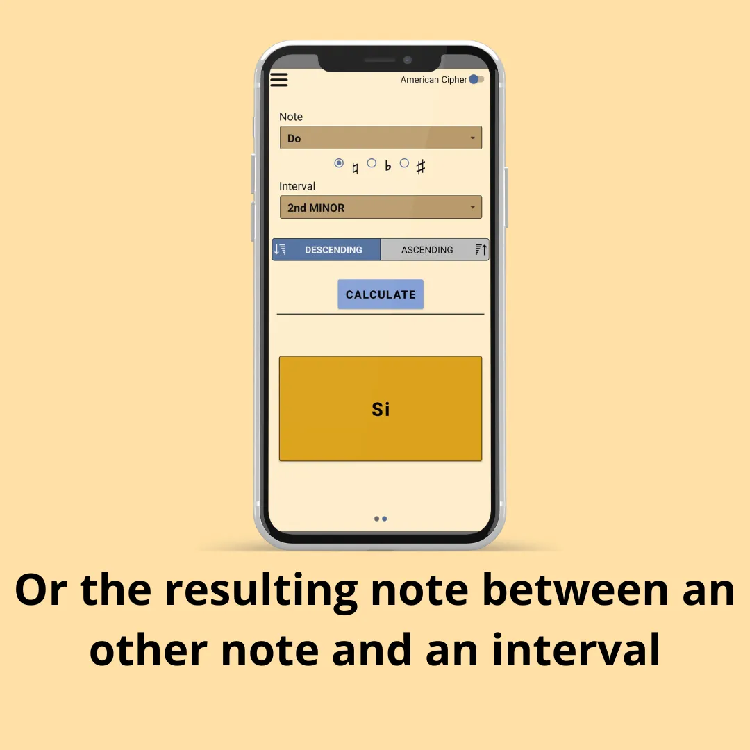 Music Interval Calculator | Indus Appstore | Screenshot