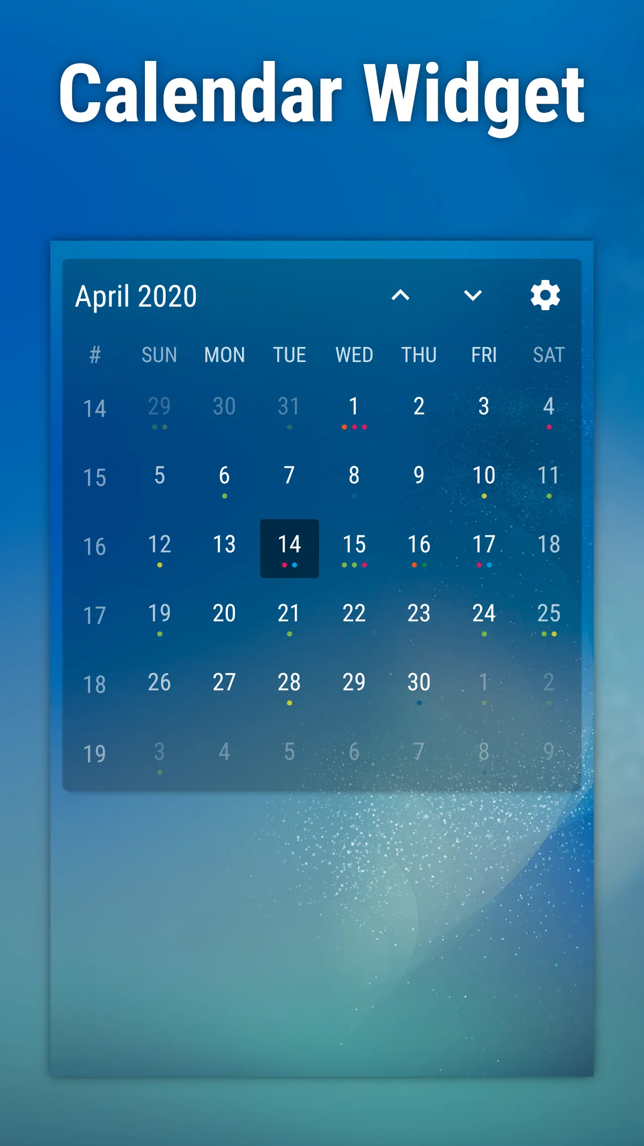 Event Flow Calendar Widget | Indus Appstore | Screenshot