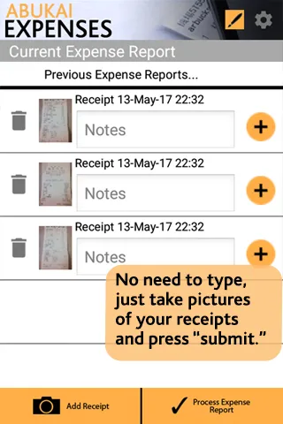 Expense Reports, Receipts with | Indus Appstore | Screenshot