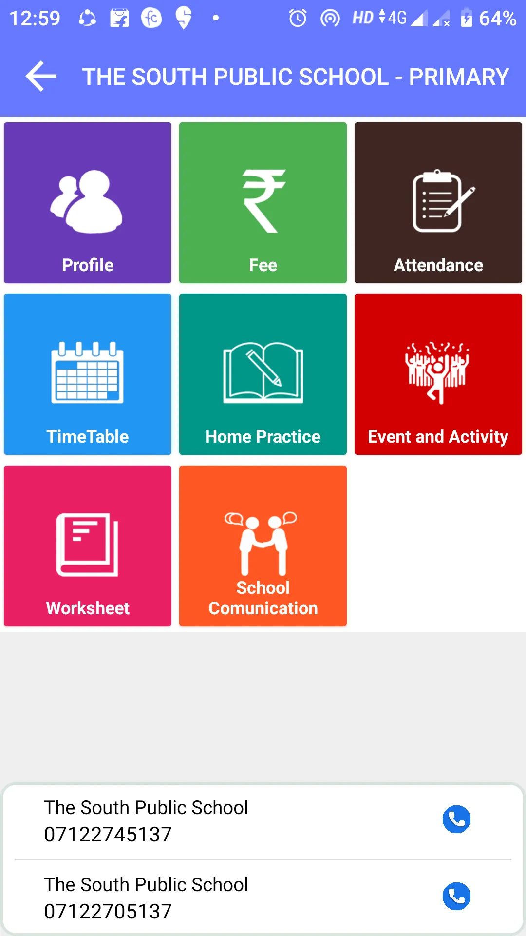 The South Public School Omkarn | Indus Appstore | Screenshot