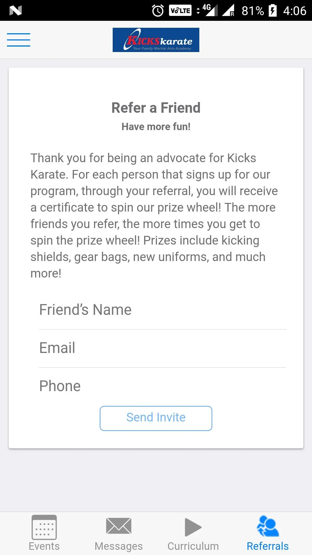 Kicks Karate | Indus Appstore | Screenshot