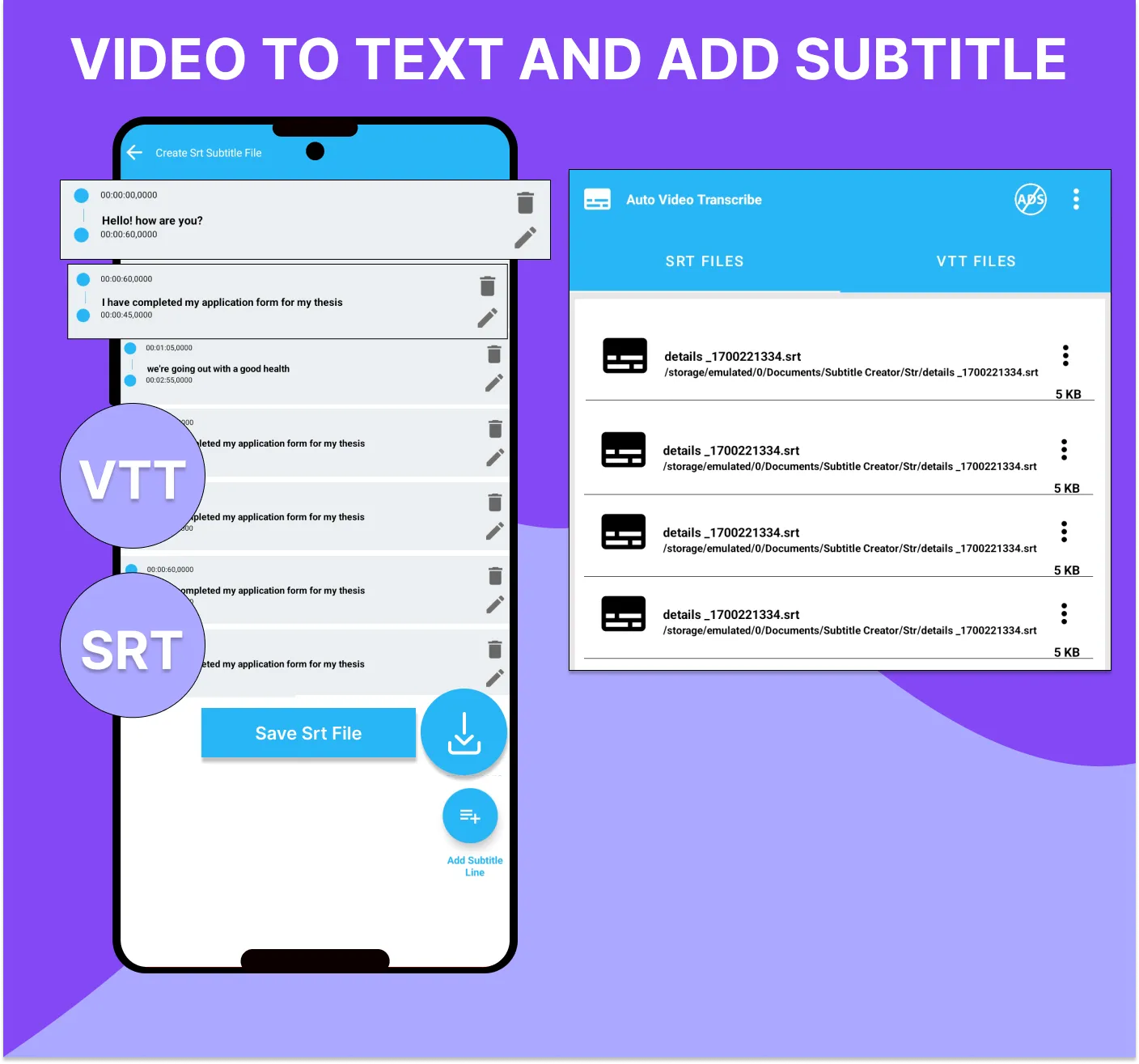 Auto Video Transcribe. | Indus Appstore | Screenshot