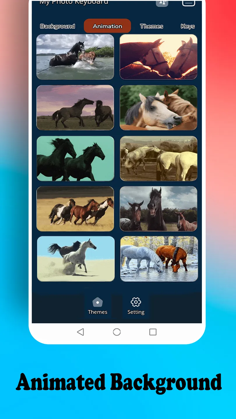 Pony horse love keyboard | Indus Appstore | Screenshot