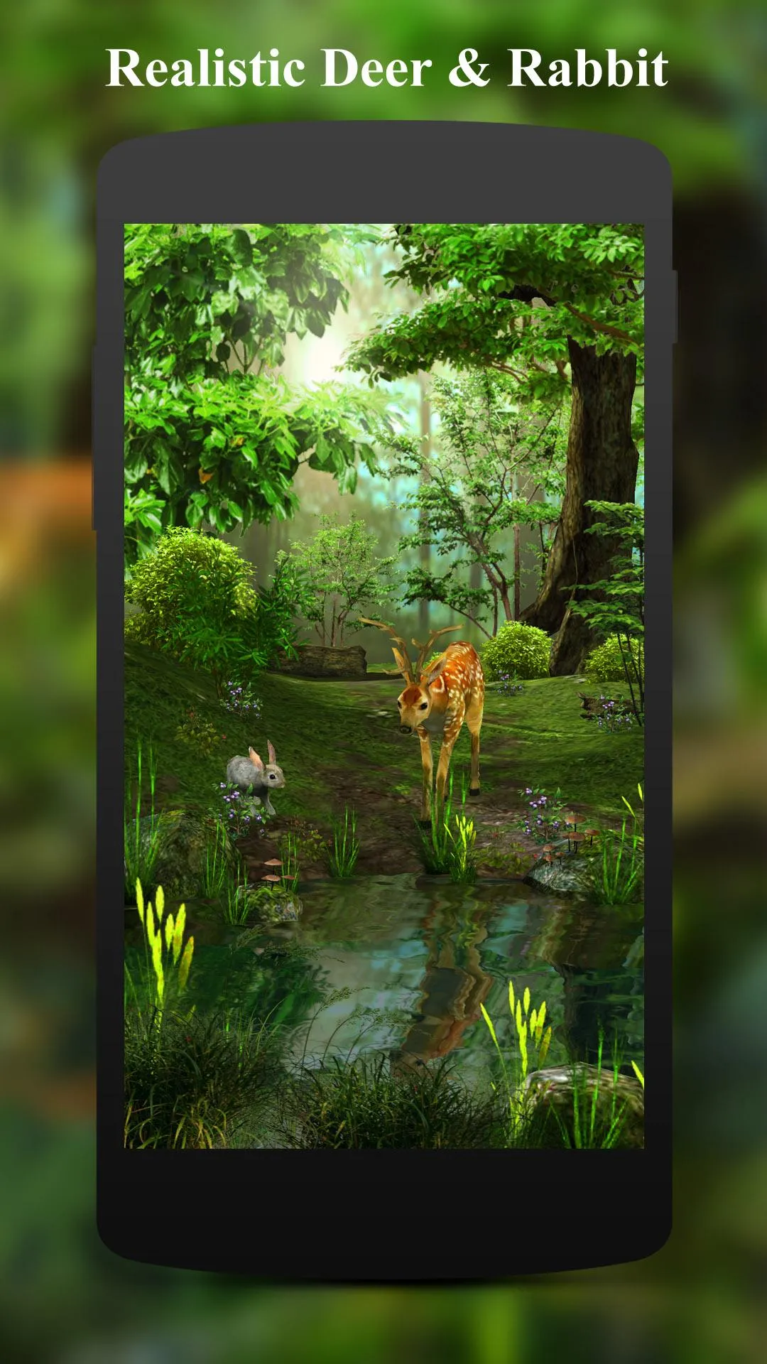 3D Deer-Nature Live Wallpaper | Indus Appstore | Screenshot