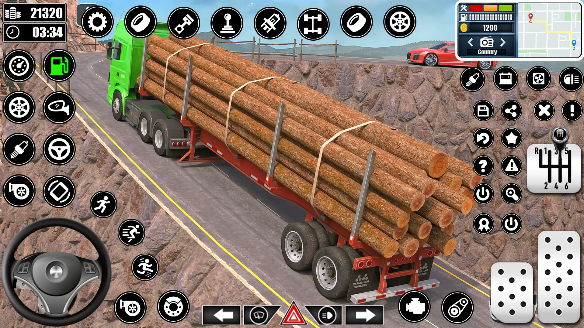 Log Transporter Truck Driving | Indus Appstore | Screenshot