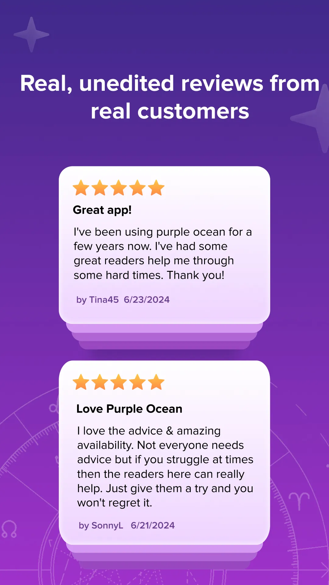 Purple Ocean Psychic Readings | Indus Appstore | Screenshot