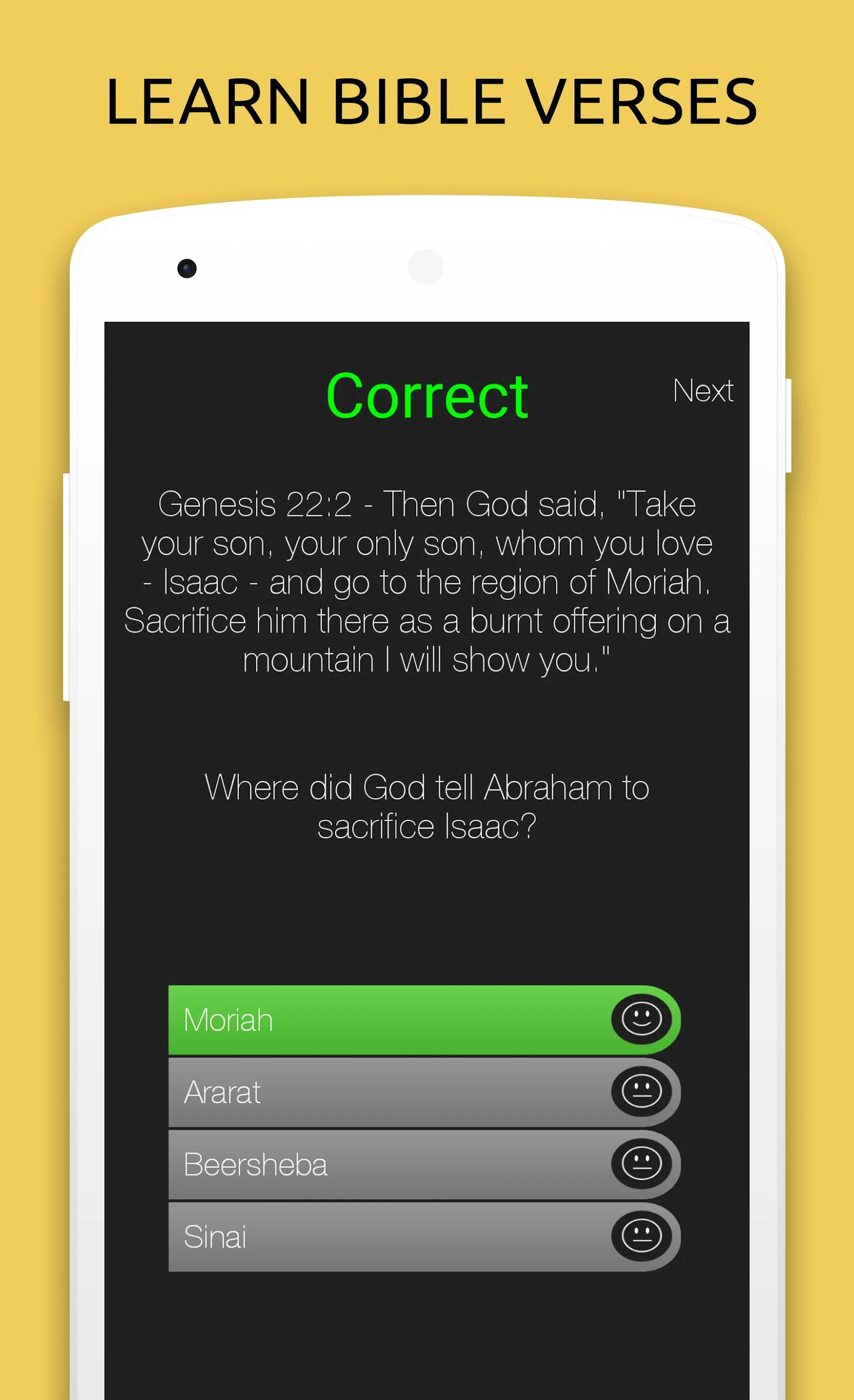 Bible Quiz Test Trivia Game | Indus Appstore | Screenshot