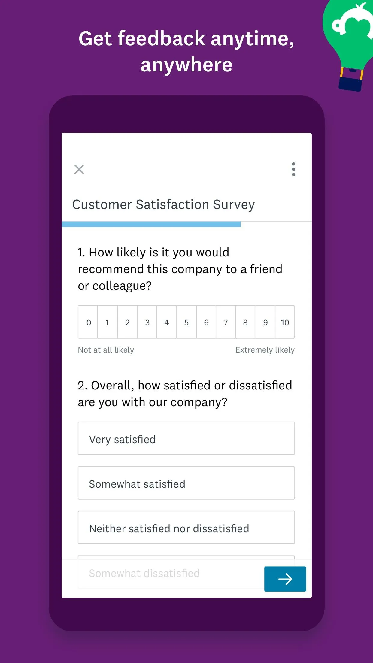 SurveyMonkey Anywhere | Indus Appstore | Screenshot