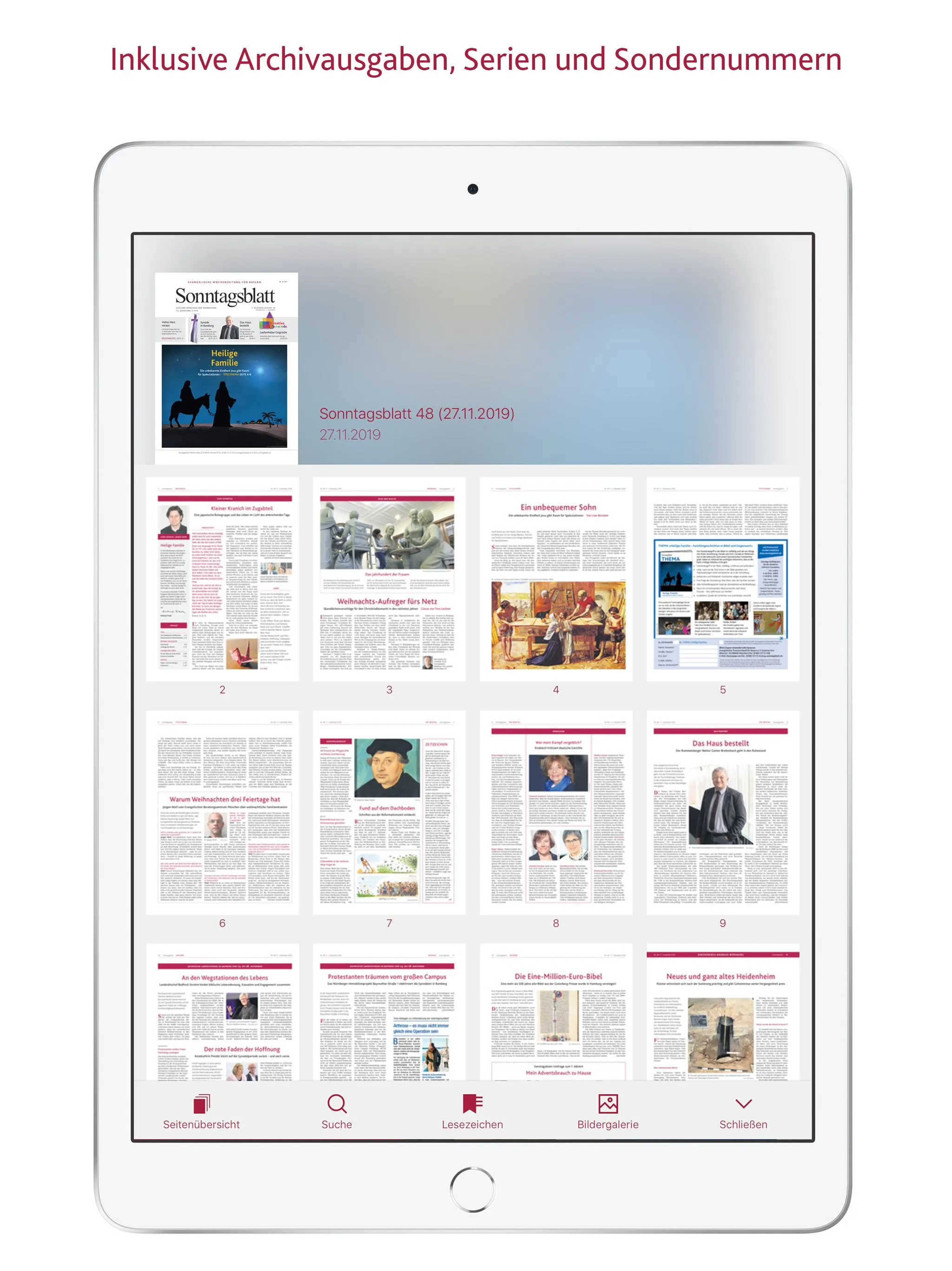 Sonntagsblatt 360° Evangelisch | Indus Appstore | Screenshot