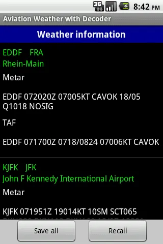 Aviation Weather with Decoder | Indus Appstore | Screenshot