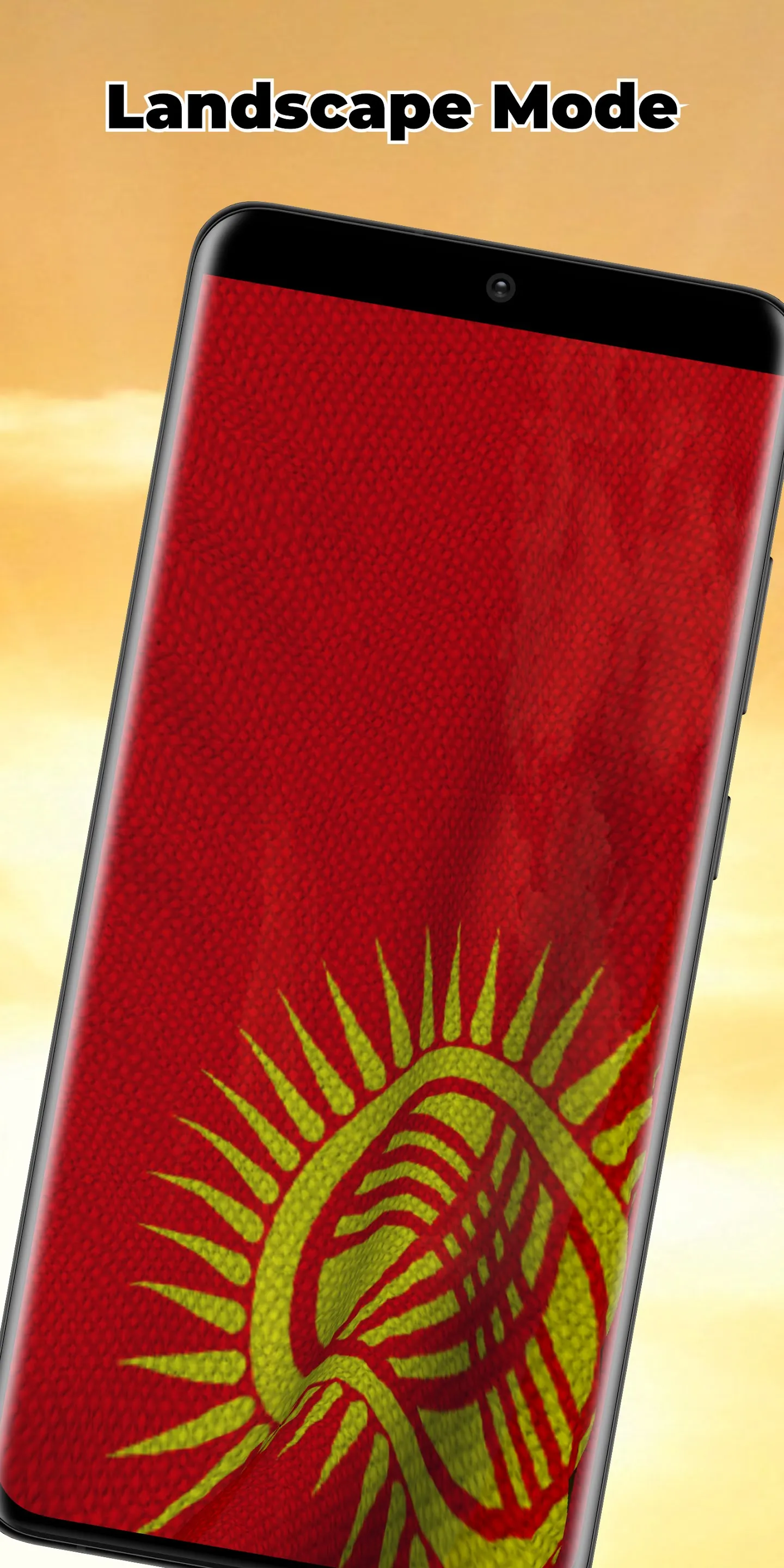 Kyrgyzstan Flag Live Wallpaper | Indus Appstore | Screenshot