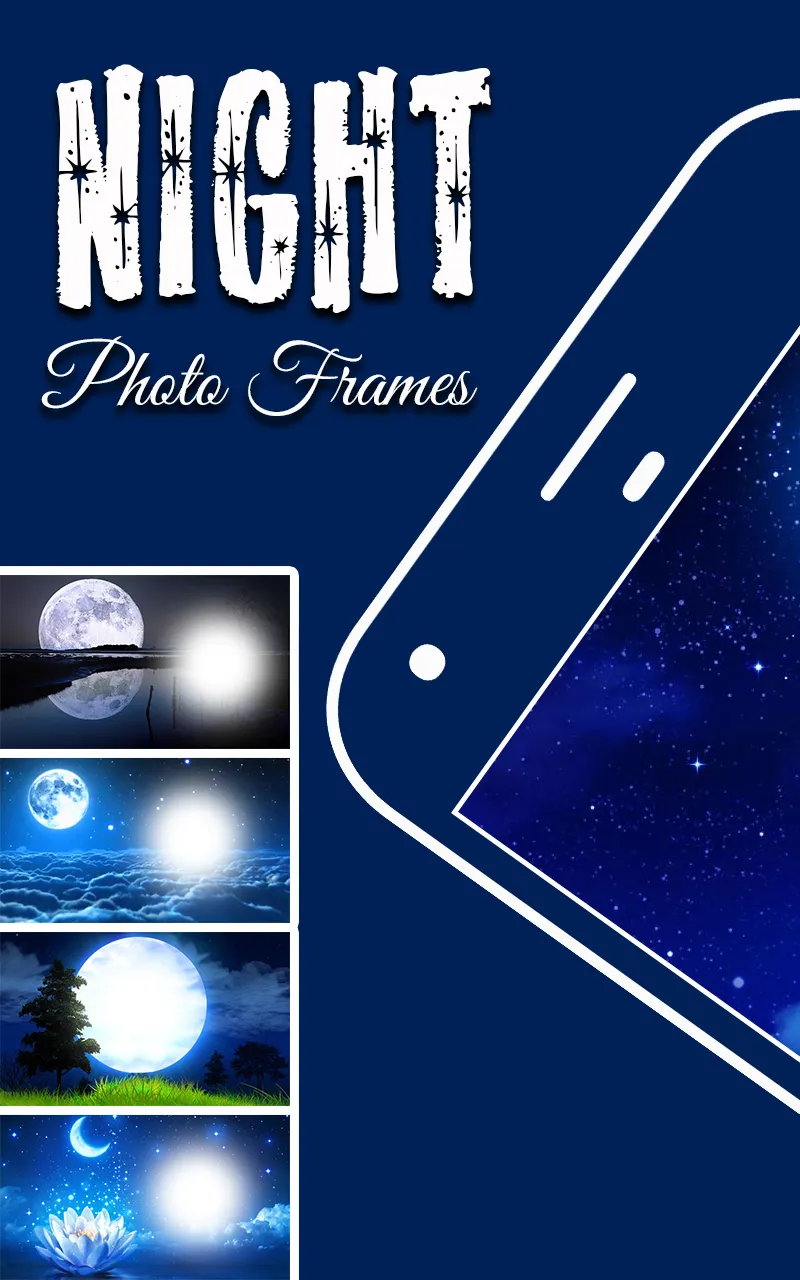 Night photo editor moon frames | Indus Appstore | Screenshot