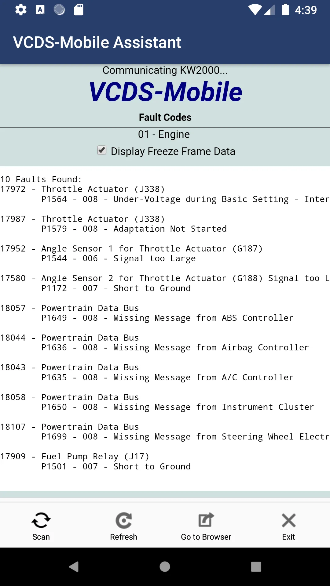 VCDS-Mobile Assistant | Indus Appstore | Screenshot