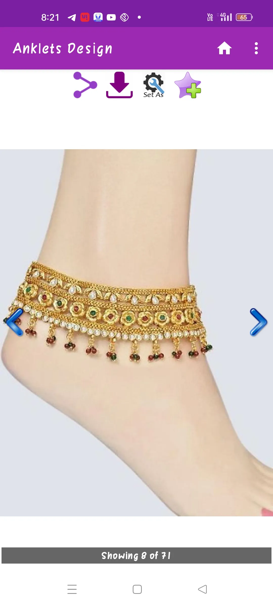 Anklets Design Gallery | Indus Appstore | Screenshot