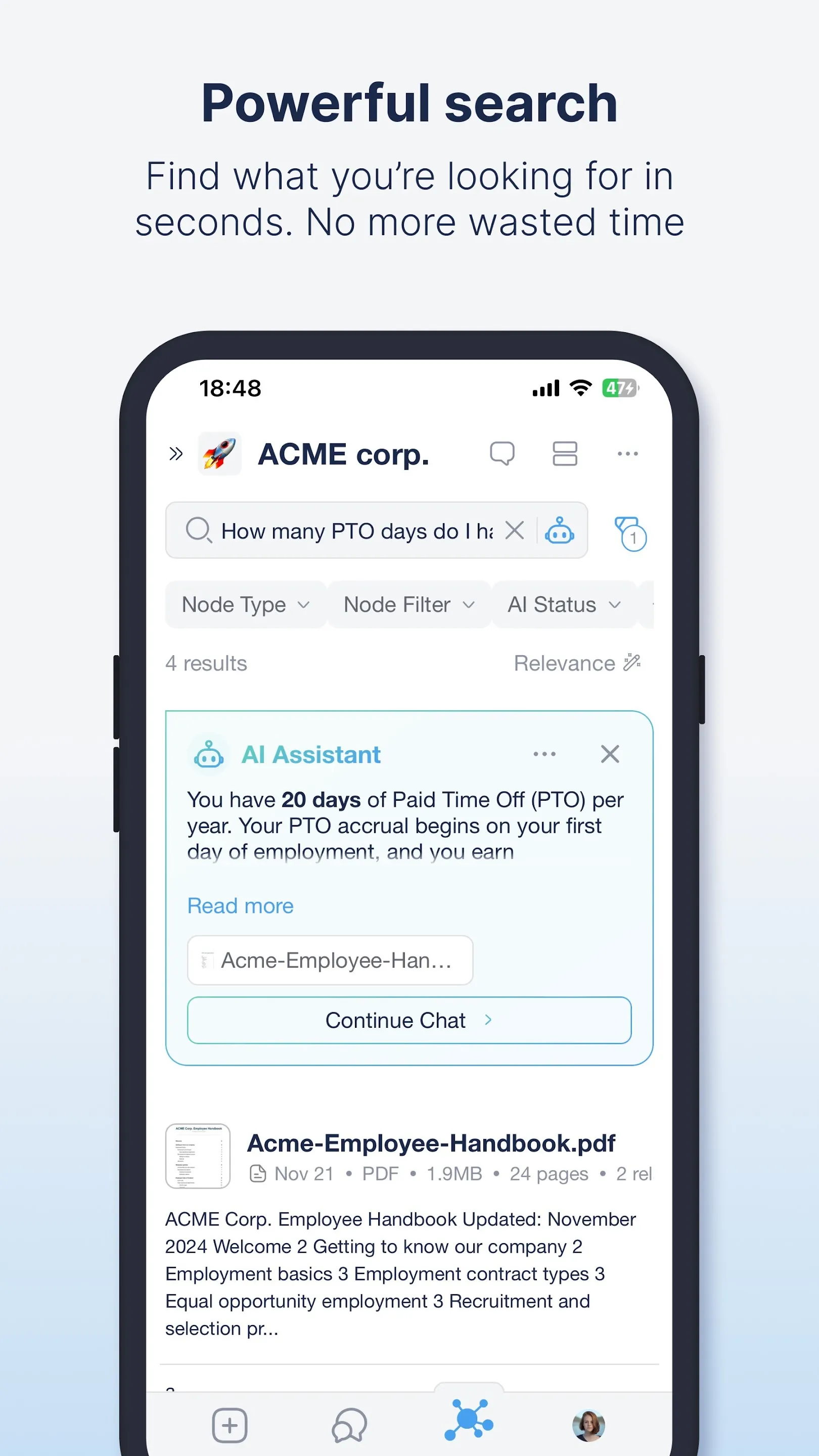 myReach - AI Assistant | Indus Appstore | Screenshot