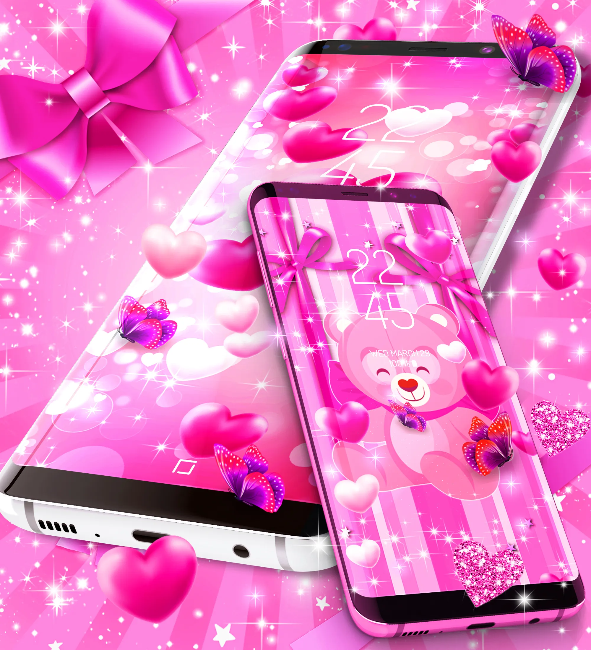 Lovely pink live wallpaper | Indus Appstore | Screenshot