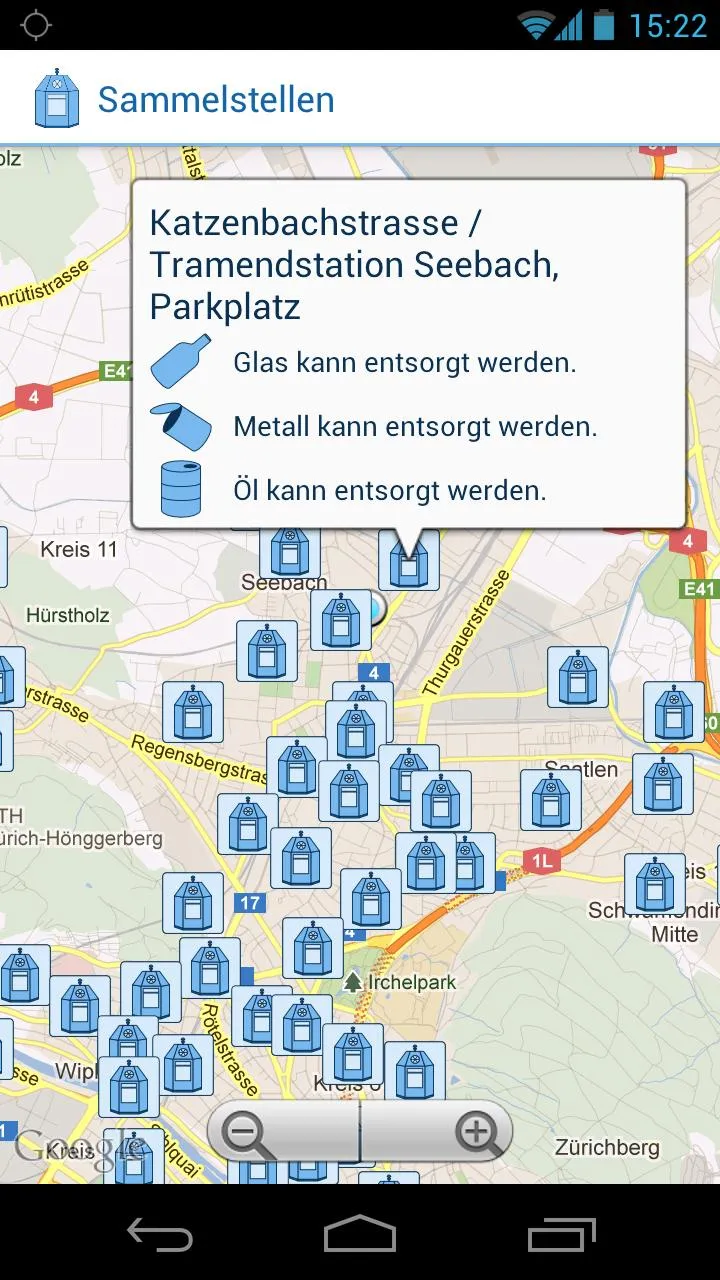 Entsorgung Zürich | Indus Appstore | Screenshot