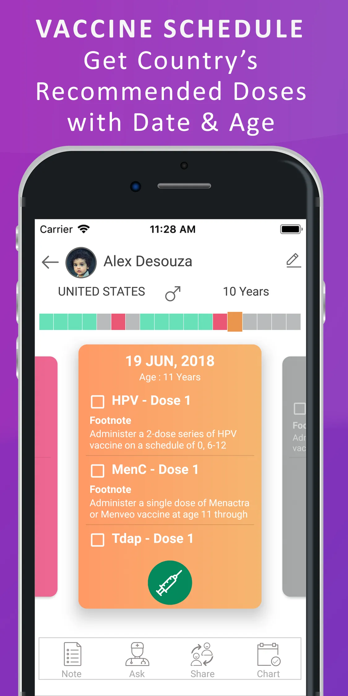 Vaccine Reminder | Indus Appstore | Screenshot