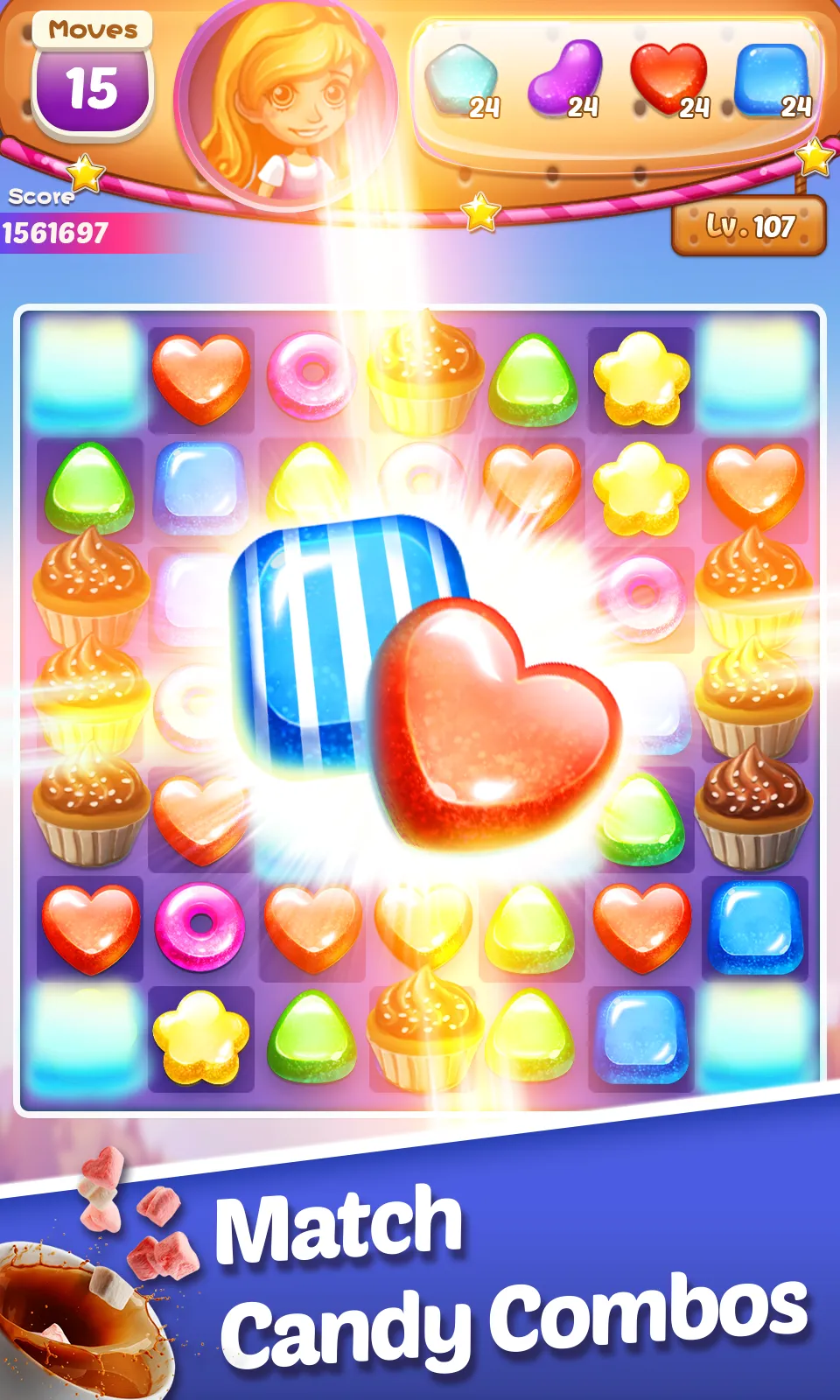 Sweet Cookie-Match Puzzle Game | Indus Appstore | Screenshot