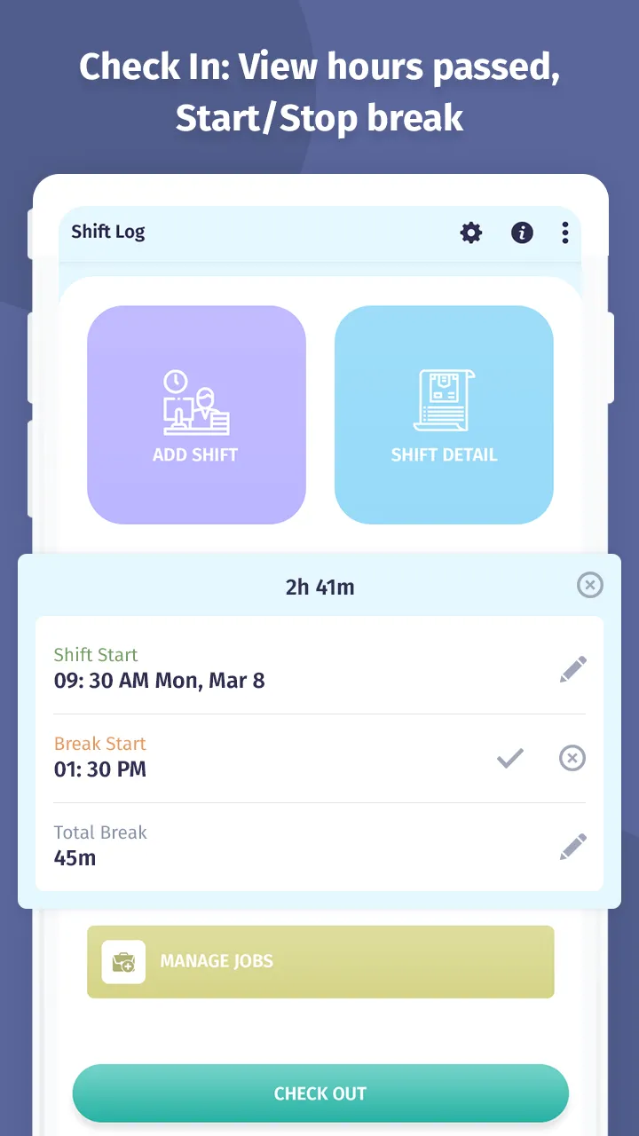 Shift Log – Office Hours Track | Indus Appstore | Screenshot